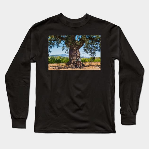 Sonoma Valley Tree Long Sleeve T-Shirt by WayneOxfordPh